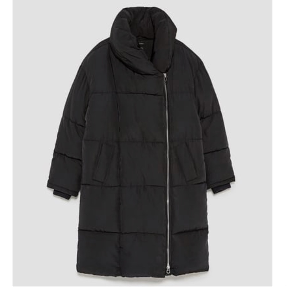 ZARA long puffer coat